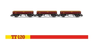 Hornby TT6051 - TT - 3-tlg. Set Offene Güterwagen Coalfish, EWS, Ep. V